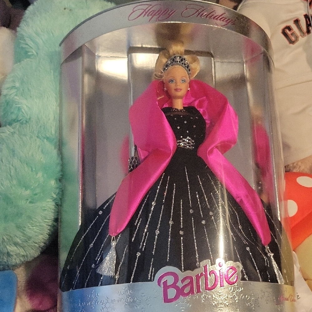 Barbie Glamorous Pink and Black Holiday Doll